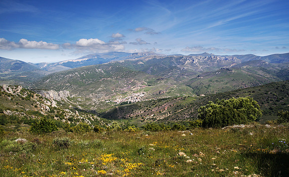 View of Calcena from Ermita de San Cristobal