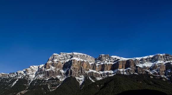 Snow in Ordesa's peaks