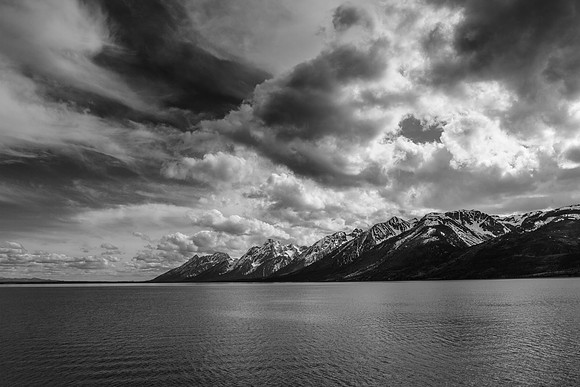 Jackson Lake Evening clouds
